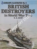 Book cover of British Destroyers in World War Two by BURT, R. A.